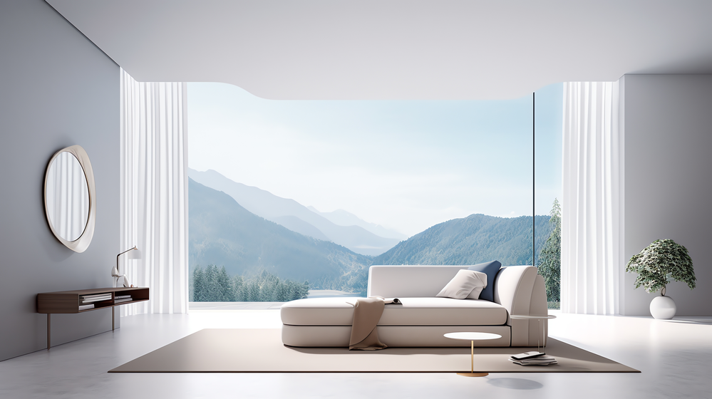 Illustration vectorielle en couleurs d'une maison